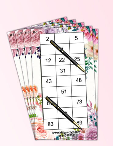 Floral-Grid-Tambola-Ticket