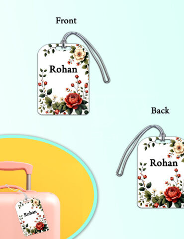 Floral-Theme-Luggage-Tag