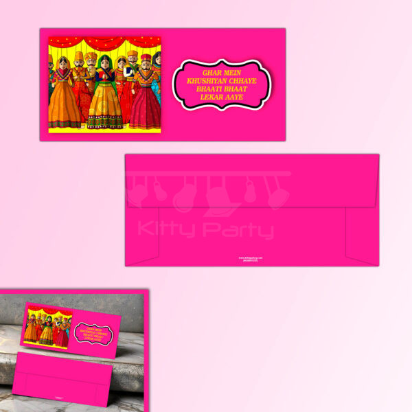 Kathputli Traditional Theme Personalised Envelope Kathputli-Traditional-Theme-Personalised-Envelope