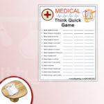 Medical-Think-Quick-Paper-Game