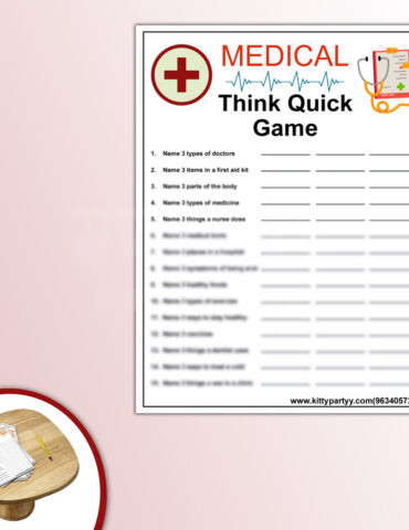 Medical-Think-Quick-Paper-Game