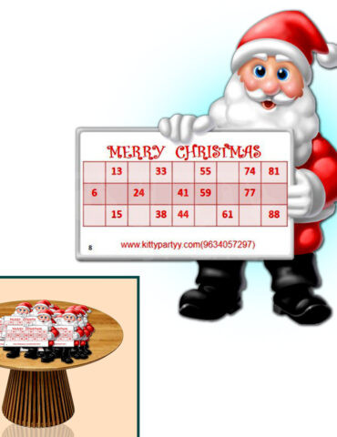 Santa-Shape-Tambola-Tickets