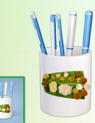 South Indian Theme Pen Holder