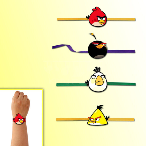 Angry-BirdsTheme-Wrist-Bands