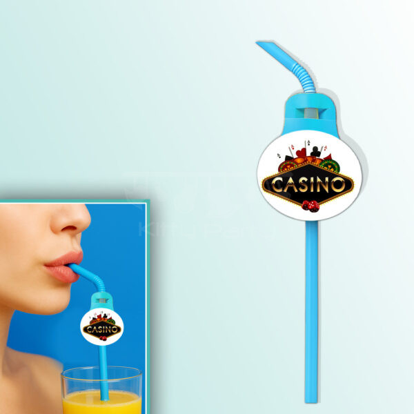 Casino Theme Straw Casino-Theme-Straw