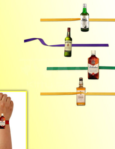 Cocktail-Theme-Wrist-Bands