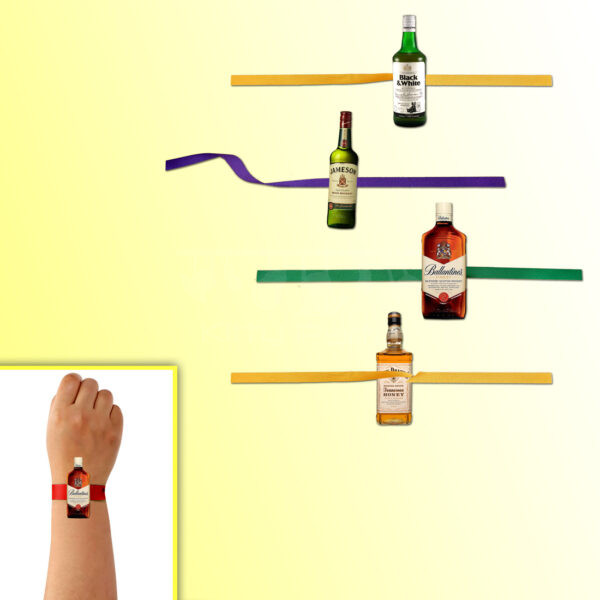 Cocktail-Theme-Wrist-Bands