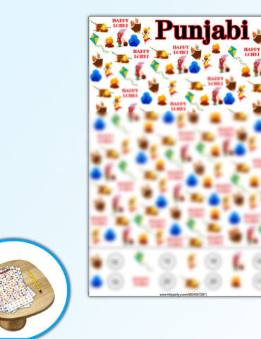 Count The Lohri Items Paper Game