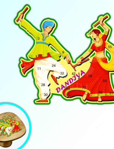 Dandiya-Shape-Tambola-Ticket