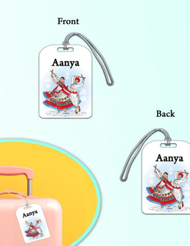 Dandiya-Theme-Luggage-Tag