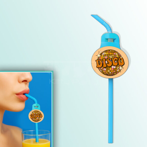Disco-Theme-Straw