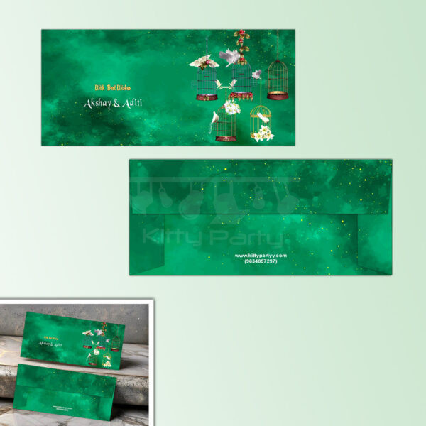 Green-Texture-Personalised-Envelope
