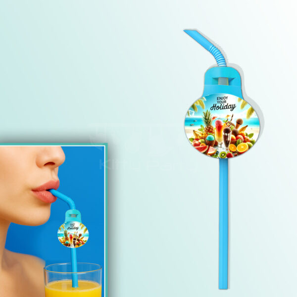 Holidays-Theme-Straw