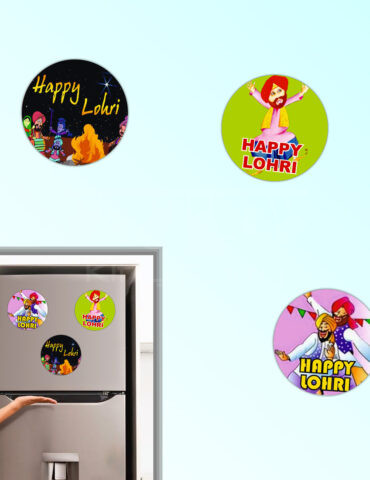 Lohri-Theme-Fridge-Magnets