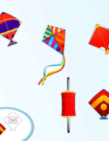 Makar-Sankranti-Theme-Shape-Envelopes
