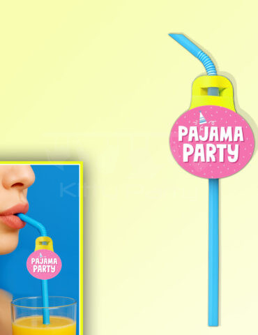 Pajama-Party-Theme-Straw
