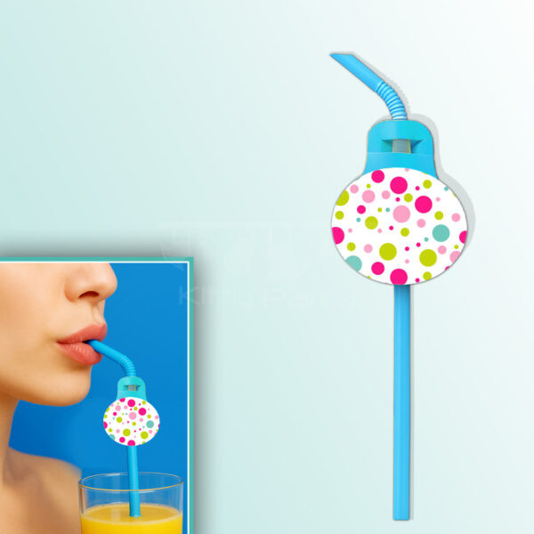 Polka Dots Theme Straw Polka-Dots-Theme-Straw