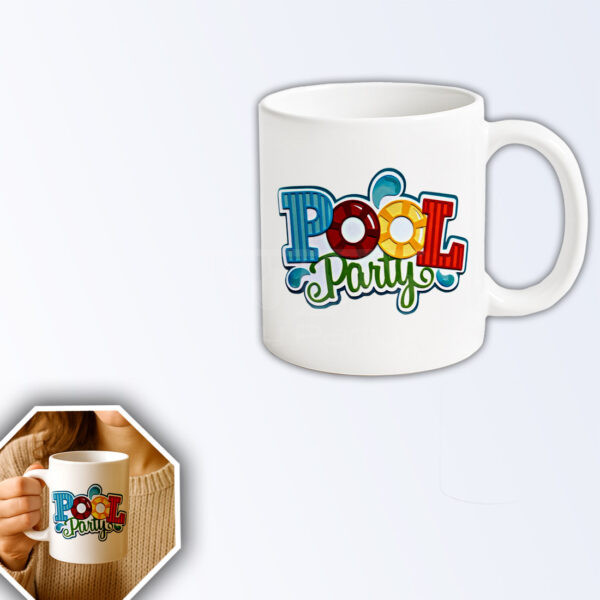 Pool Party Theme Mug Pool-Party-Theme-Mug