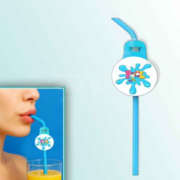 Pool Party Theme Straw Pool-Party-Theme-Straw