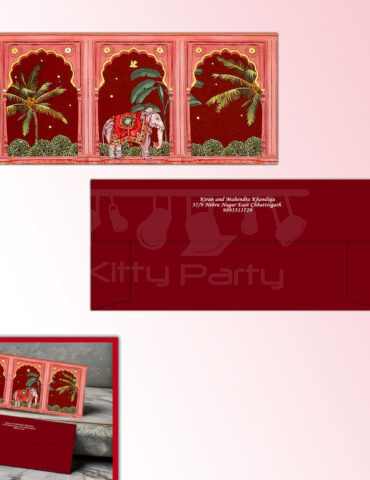 Rajasthani-Elephant-Design-Personalised-Envelope