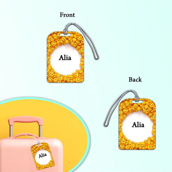 Smiley Theme Luggage Tag Smiley-Theme-Luggage-Tag