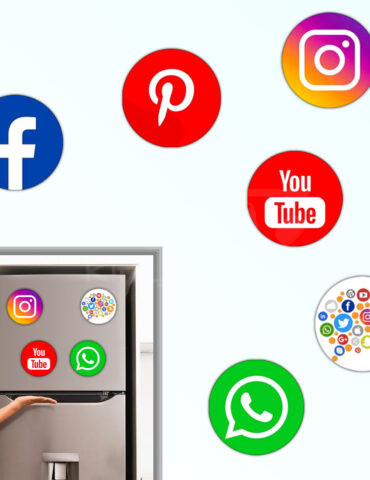Social-Media-Theme-Fridge-Magnets