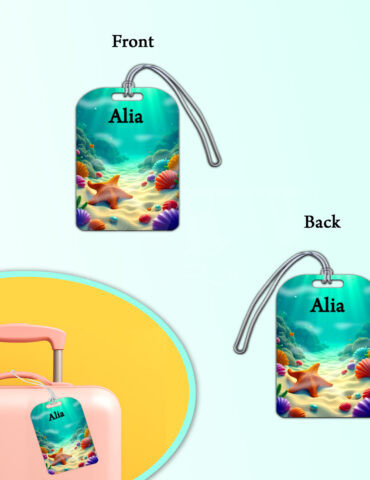 Under-Water-Theme-Luggage-Tag