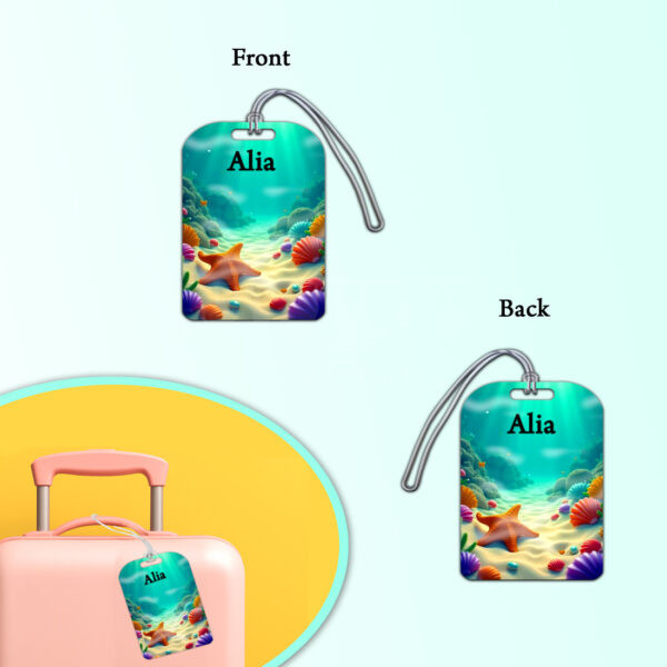 Under-Water-Theme-Luggage-Tag