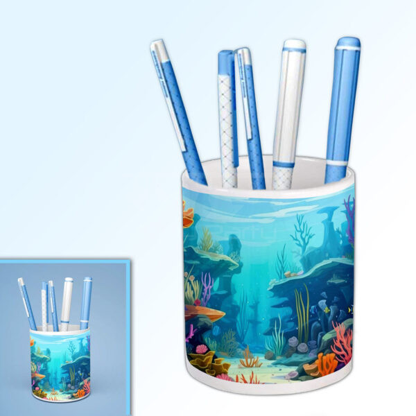 Under-Water-Theme-Pen-Holder
