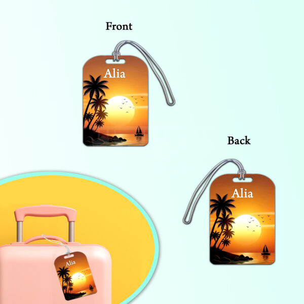 Village-Theme-Luggage-Tag