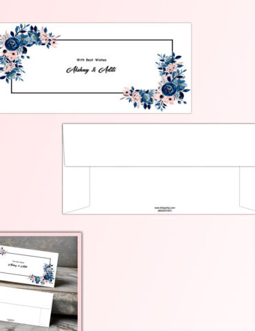 white-floral-Personalised-Envelope