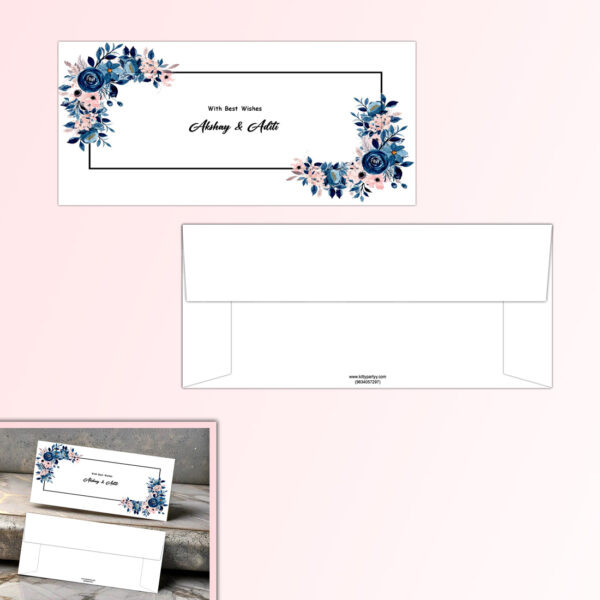 white-floral-Personalised-Envelope