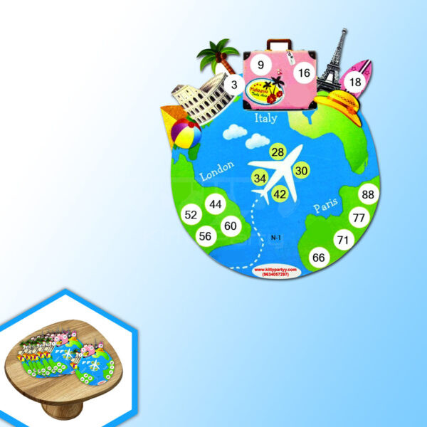 Around-the-World-Shape-Tambola-Ticket