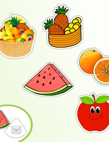Fruits-Theme-Shape-Envolepes