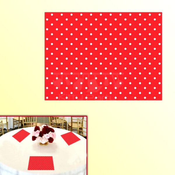 Polka-dots-theme-table-mat