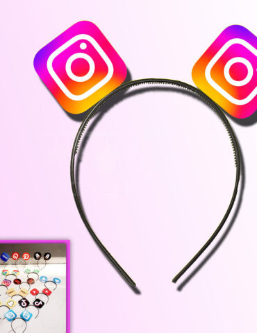 Social-Media-Theme-Hair-Band
