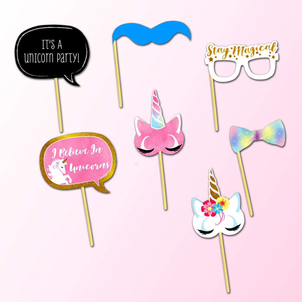 Unicorn Theme Props - kittypartyy