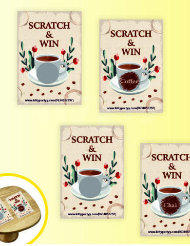 Coffee Theme Scratch Card