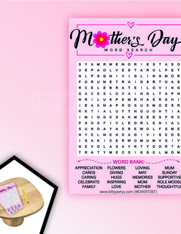 Mother's Day Word Search Game