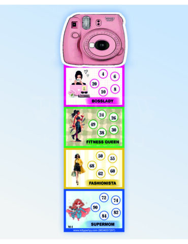 Mother's Day Folder Tambola Ticket