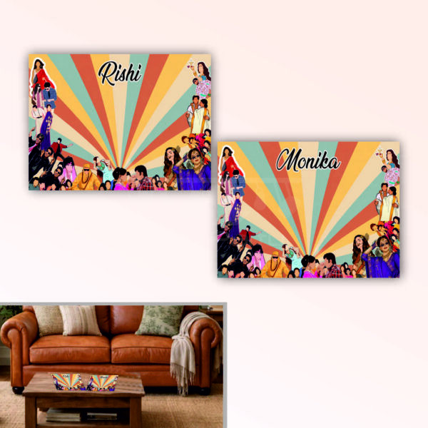 Bollywood Theme Table Mats