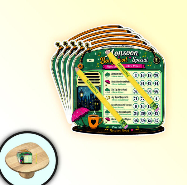 Monsoon Bollywood Tambola Ticket