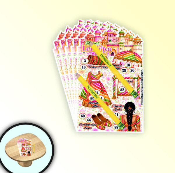 Royal Lehariya Teej Tambola Ticket.